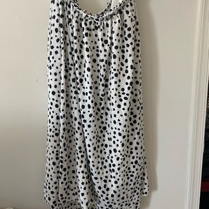 🐼SHEIN size 3X Dalmatian Print Maxi Skirt